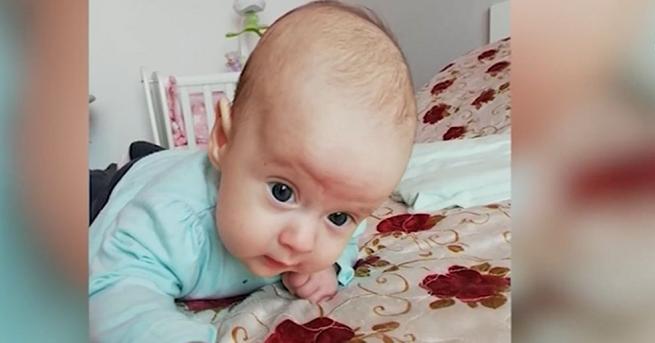 Шанс за живот за 5 месечно бебе Малката Димана има злокачествен