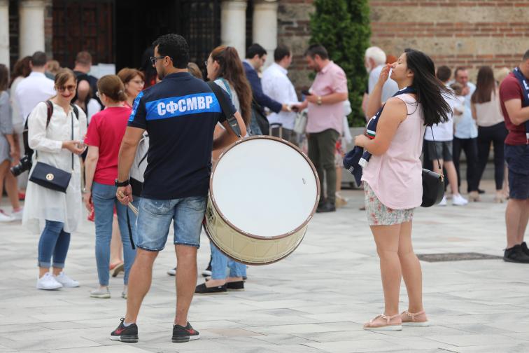  служители на реда митинг 