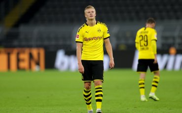 Нападателят на Борусия Дортмунд Ерлинг Халанд беше заснет как бива