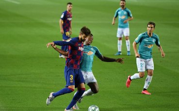Барселона и Осасуна играят при резултат 1 1 в мач от 37 ия предпоследен кръг