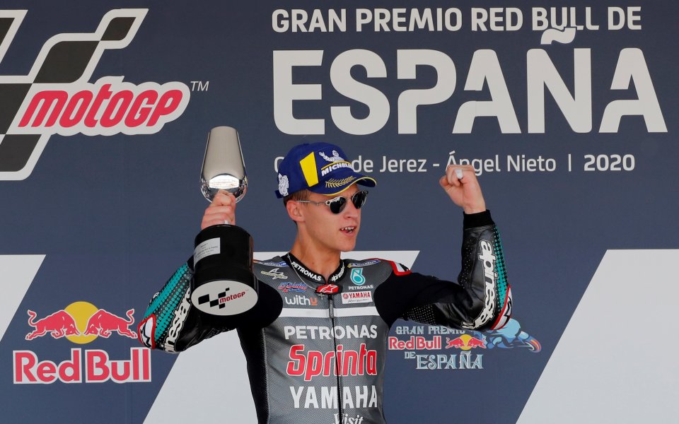 Фабио Куартараро триумфира за първи път в младата си кариера