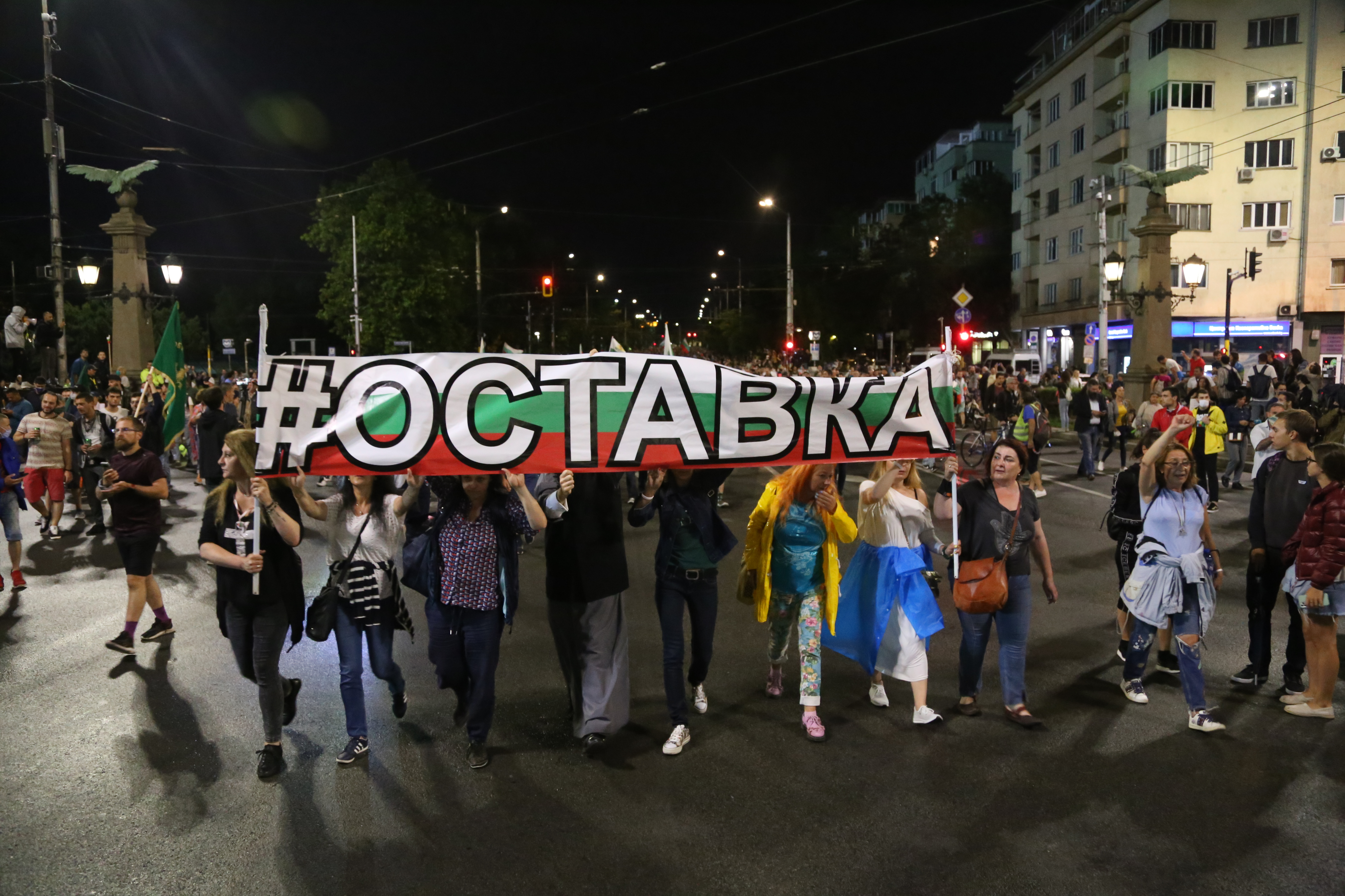 <p>Как протича 30-ят ден на протест в София</p>