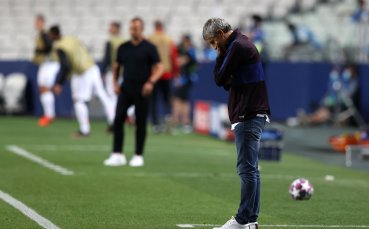 Старши треньорът на Барселона Кике Сетиен бе в погребално настроение