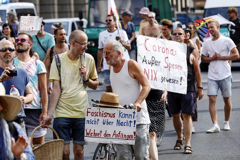 Германия протест