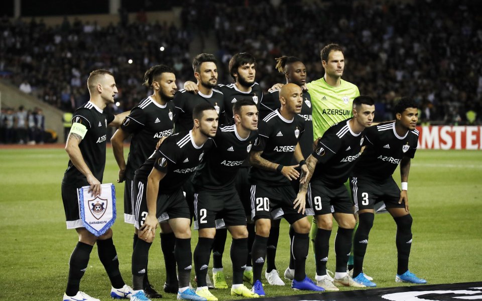 Азербайджанският ФК Карабах се разправи безцеремонно с шампиона на Северна