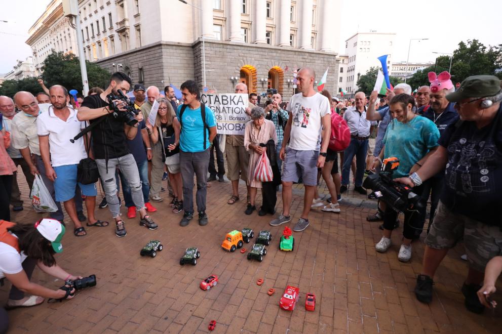 45-и ден на антиправителствени протести в София