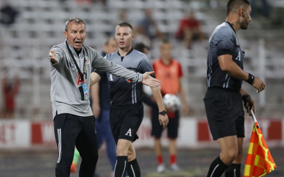 Треньорът на ЦСКА Стамен Белчев коментира жребият на тима във