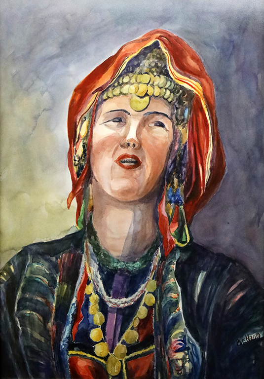 <p>Народна Певица /акварел/</p>