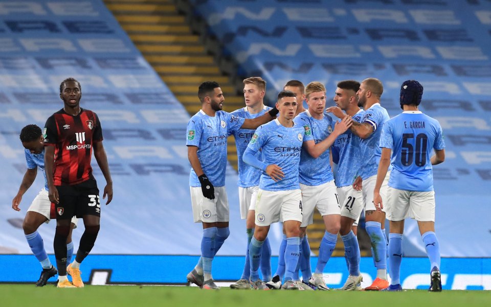 Отборът на Манчестър Сити спечели с 2:1 в двубой от