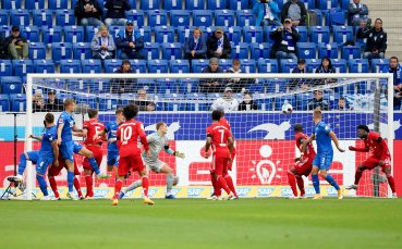 Хофенхайм нанесе първо поражение на Байерн Мюнхен в Бундеслигата Сините