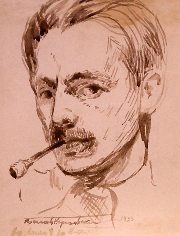 <p>Преслав Кършовски, Автопортрет 1933 г.</p>
