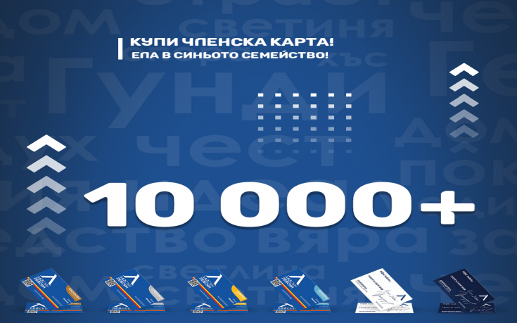 Левски се похвали с над 10 000 заявени членски карти