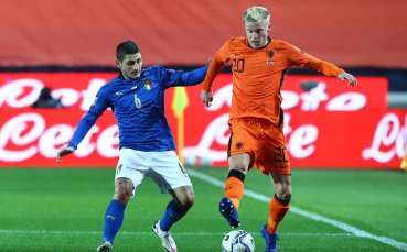 Италия и Нидерландия играяти при резултат 1 1 в мач