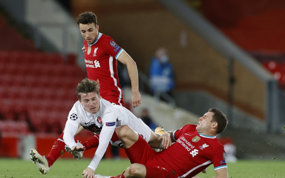 Ливърпул се изправя срещу датския Мидтиланд в двубой от втория