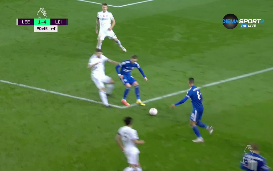 Юри Тилеманс вкара втория си гол в мача срещу Лийдс,