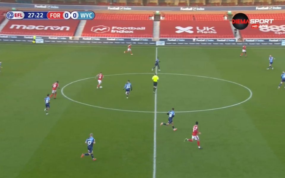 Нотингам постигна домакинска победа с 2:0 над Уикъмб в двубой