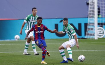 Суперталантът на Барселона Ансу Фати ще бъде извън игра между три и пет