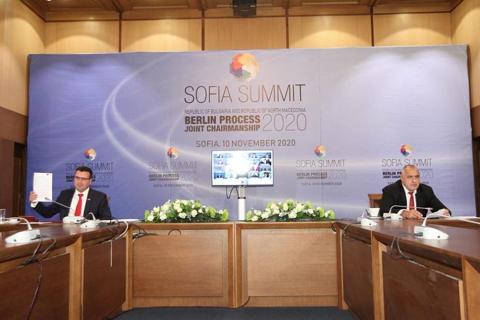 Зоран Заев, премиер на Северна Македония, заедно с Бойко Борисов