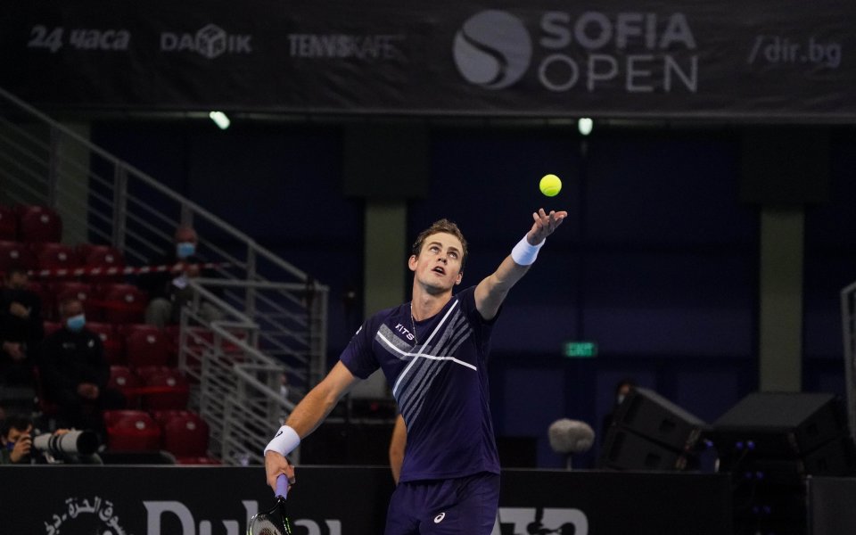 Васек Поспишил - Ришар Гаске 2:1 сета (6-7 (6), 6-2, 6:0), 1/2-финал Sofia Open 2020