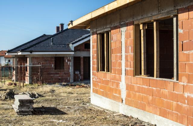 Над 78% от новопостроените сгради са къщи, а 14 на