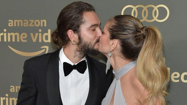 Торта, рози и балони: Хайди Клум и Том Каулиц отбелязаха годишнина от сватбата си (СНИМКИ)