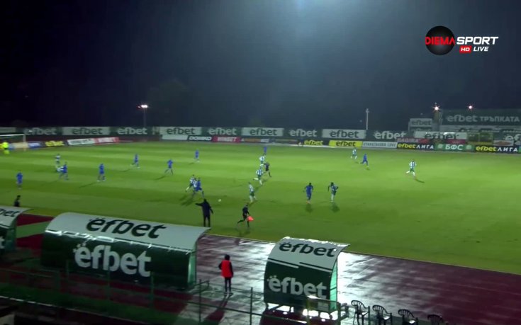 Берое - Левски 1:1 /първо полувреме/