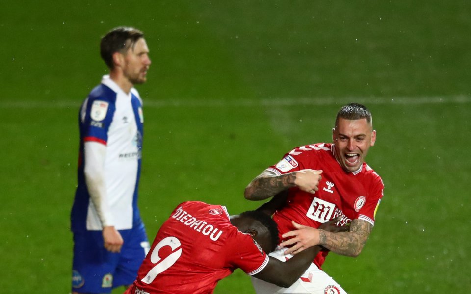 Отборът на Бристол Сити спечели с минималното 1:0 над Блекбърн