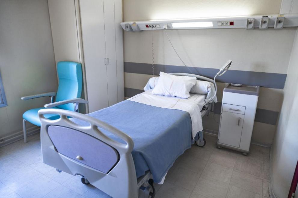 There is a decrease in the number of the hospitalized patients