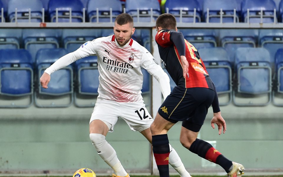 Дженоа и Милан играят при резултат 1:0 в среща от