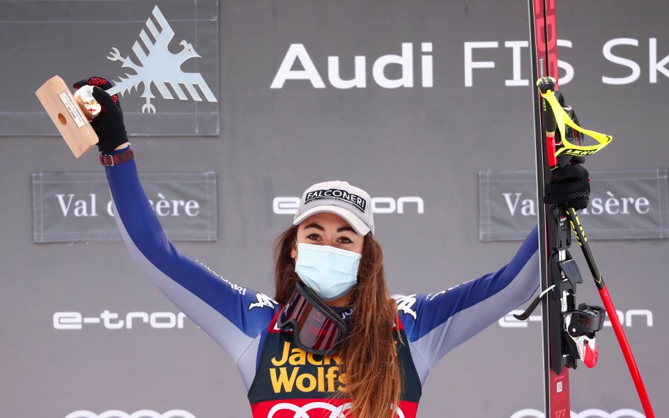 Олимпийската шампионка София Годжа спечели второто спускане от Световната купа