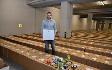 Биовет и Лудогорец дариха 4000 пакети с продукти от първа