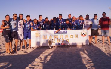 Шампионът на страната по плажен футбол бе определен за Отбор