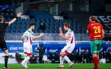 Българският национал Кристиян Малинов вкара гол за своя Льовен но