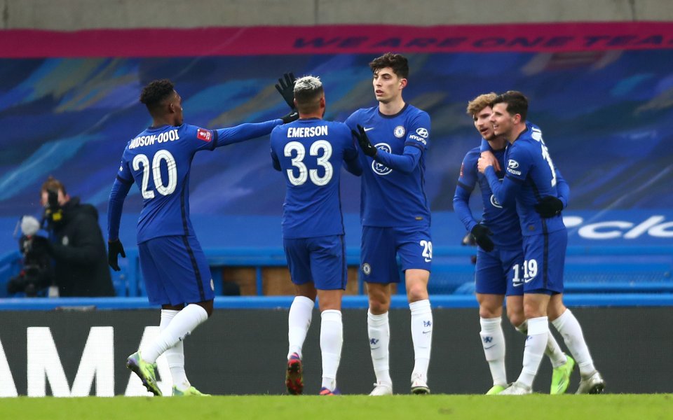 Отборите на Челси и Моркамб играят при резултат 4:0 в