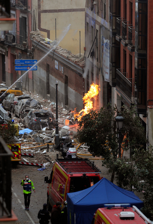 <p>Взрив в Мадрид</p>