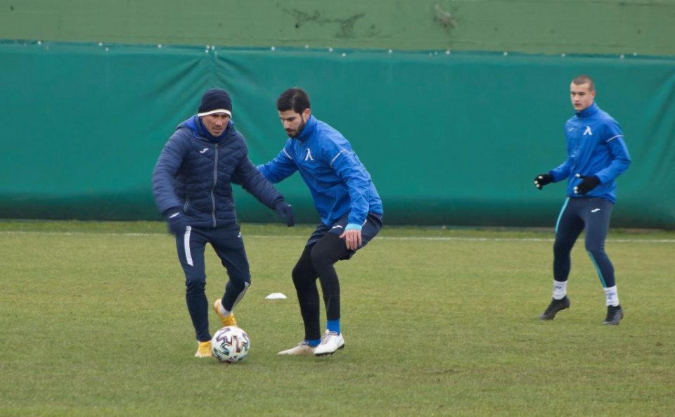 Тренировка на Левски преди контролата срещу Олимпия Любляна1