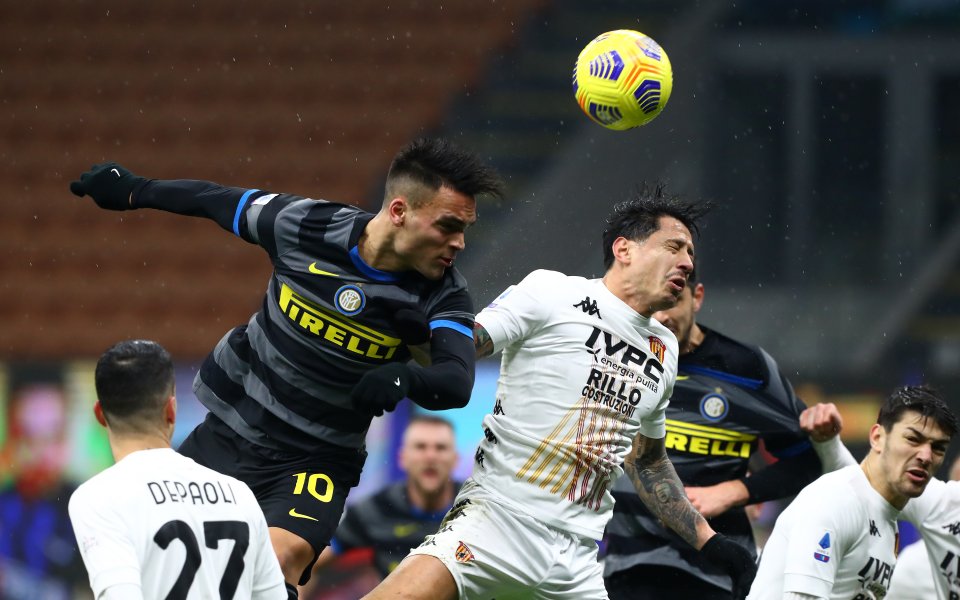 Интер и Беневенто играят при 1:0 в мач от 20-ия