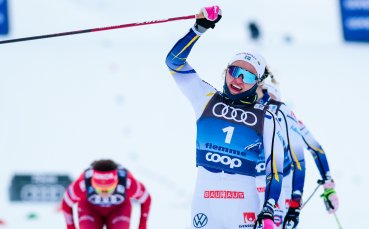 Намиращата се в добра форма в ски бягането шведка Лин Сван