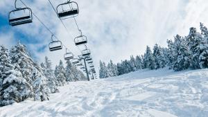 ски лифт сняг зима