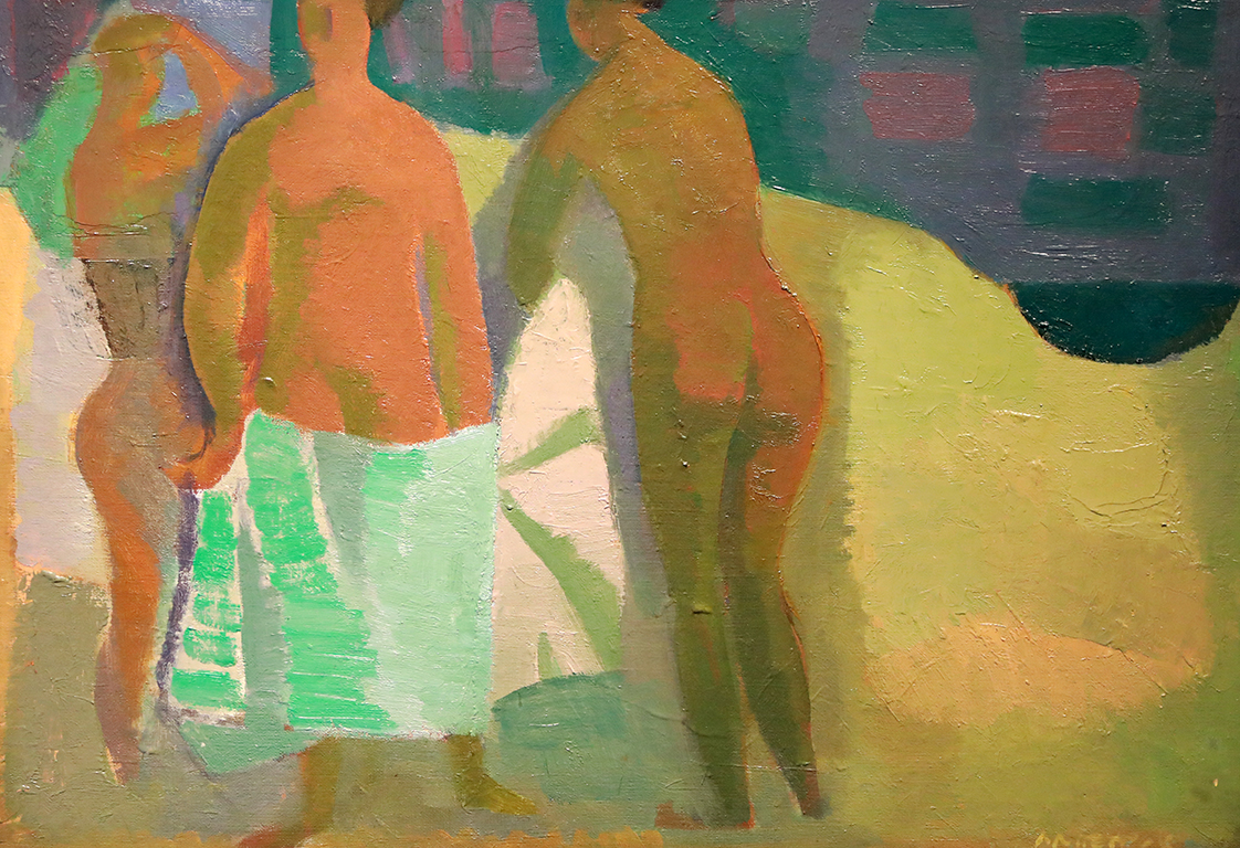<p>Александър Петров &ndash; Лавандулата (1916 &ndash; 1983)</p>

<p>На плажа, 60-те г. на ХХ в. маслени бои, платно</p>