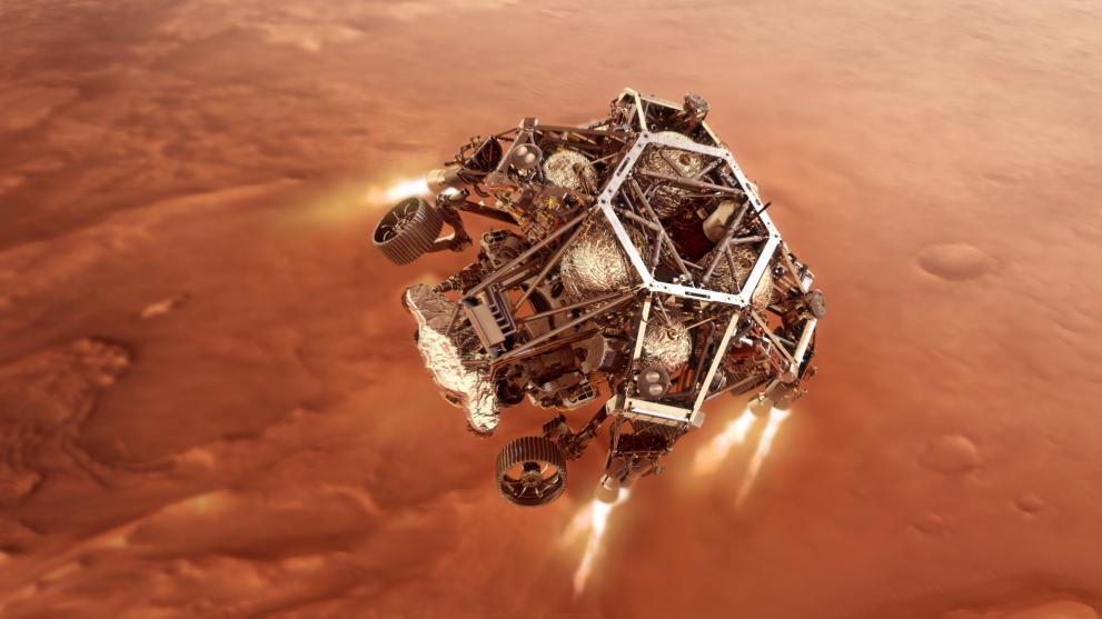 След 6-месечен полет от Земята "Персеверанс" кацна на Марс