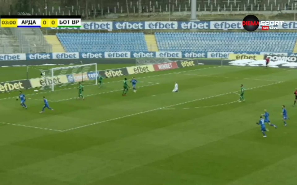 Арда - Ботев Враца 2:0 /първо полувреме/ function showNative(obj) {