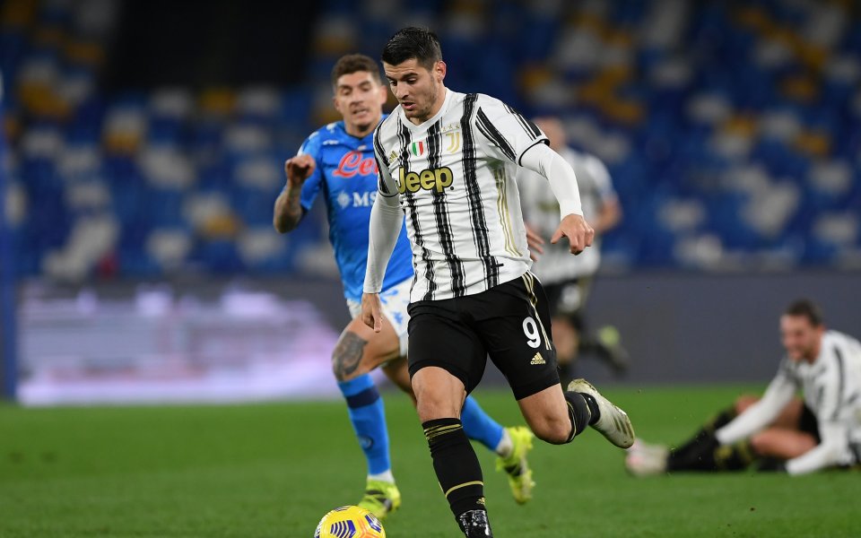 Испанският нападател на Ювентус Алваро Мората е бил диагностицирен с