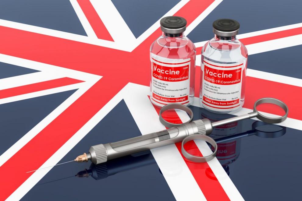 Над 20 милиона души във Великобритания са получили доза от ваксината срещу коронавируса