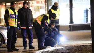 Швеция полиция атака