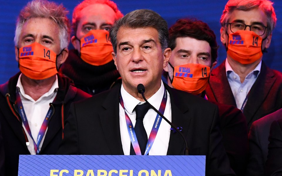 Новият президент на Барселона Жоан Лапорта още не е встъпил