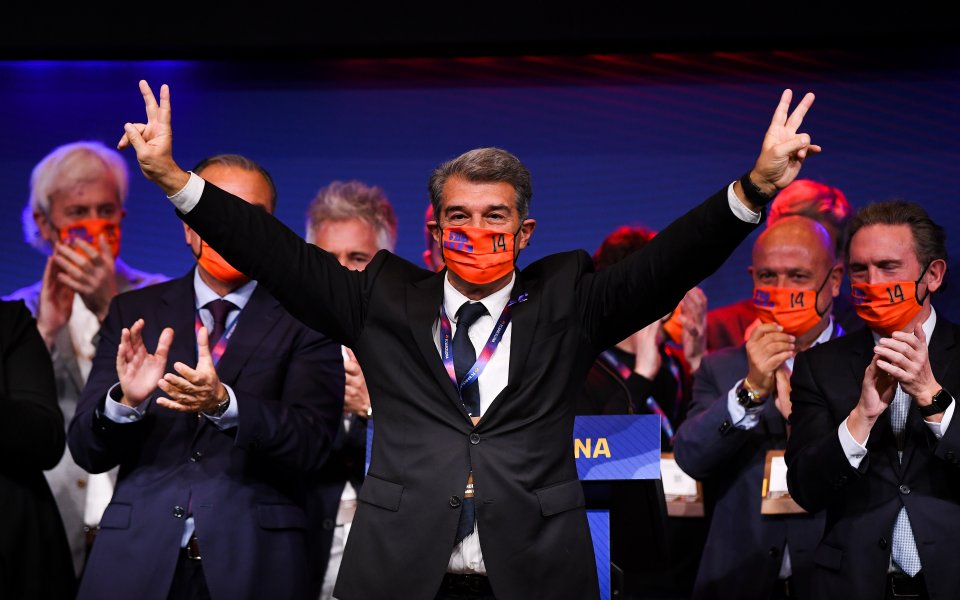 Днес официално Жоан Лапорта трябва да бъде представен като президент