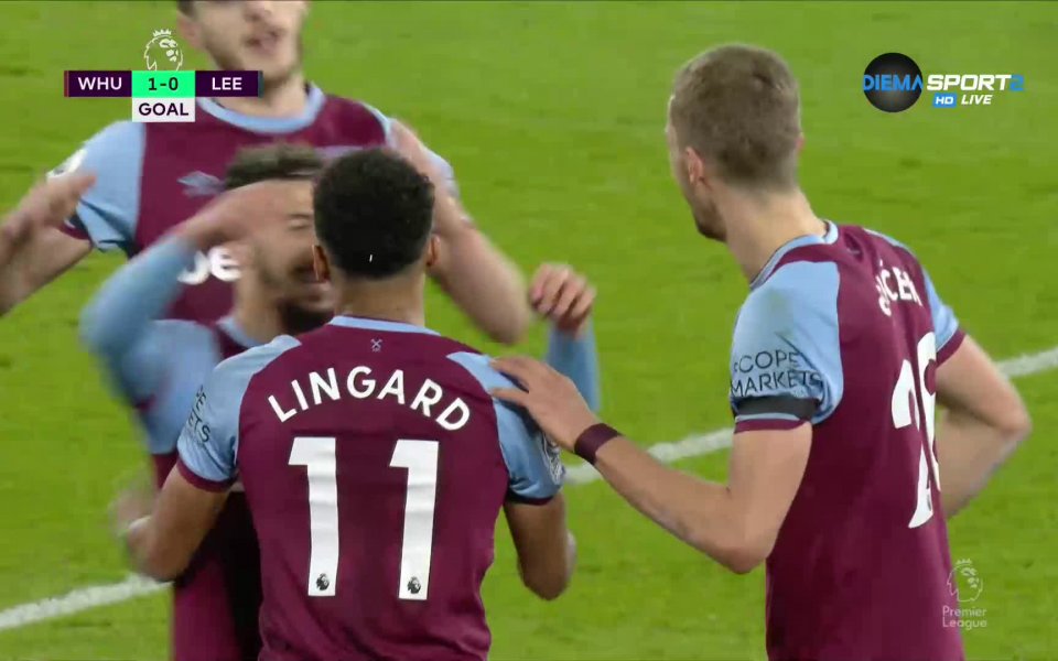 Уест Хем поведе с 1:0 срещу Лийдс в последен мач