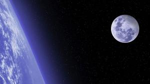 Луна Земя космос