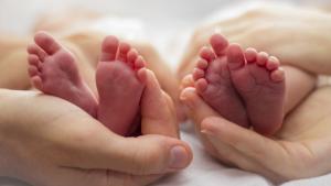 близнаци новородени родилно